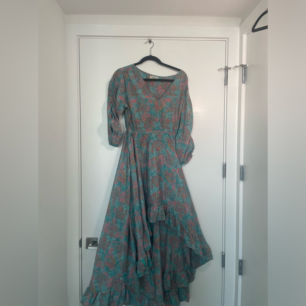 Long dress short in the front boho style